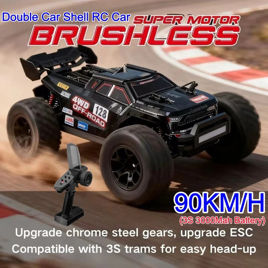 90KM/H Brushless RC Racing Car 1/14 4WD High Speed RC Racing  Toys Drift Vehicle Racing Car Remote Control Car Off-Road Truck