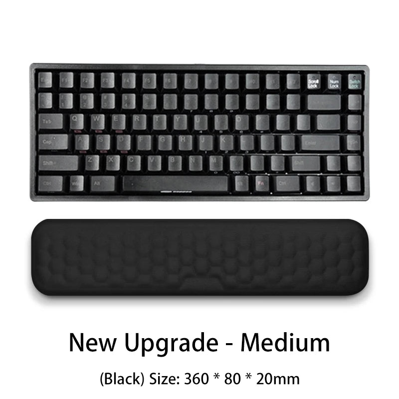 Keyboard Pad Set Memory Foam for Office Computer Laptop Easy Typing Pain Relief Keyboard Wrist Rest Mouse Pad Computer Mouse Pad