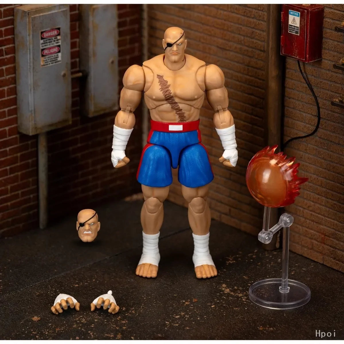 【MT】Original Jada Toys Ultra Street Fighter II The Final Challengers Sagat Deluxe Edition 1/12 Action Figure Toys Gift