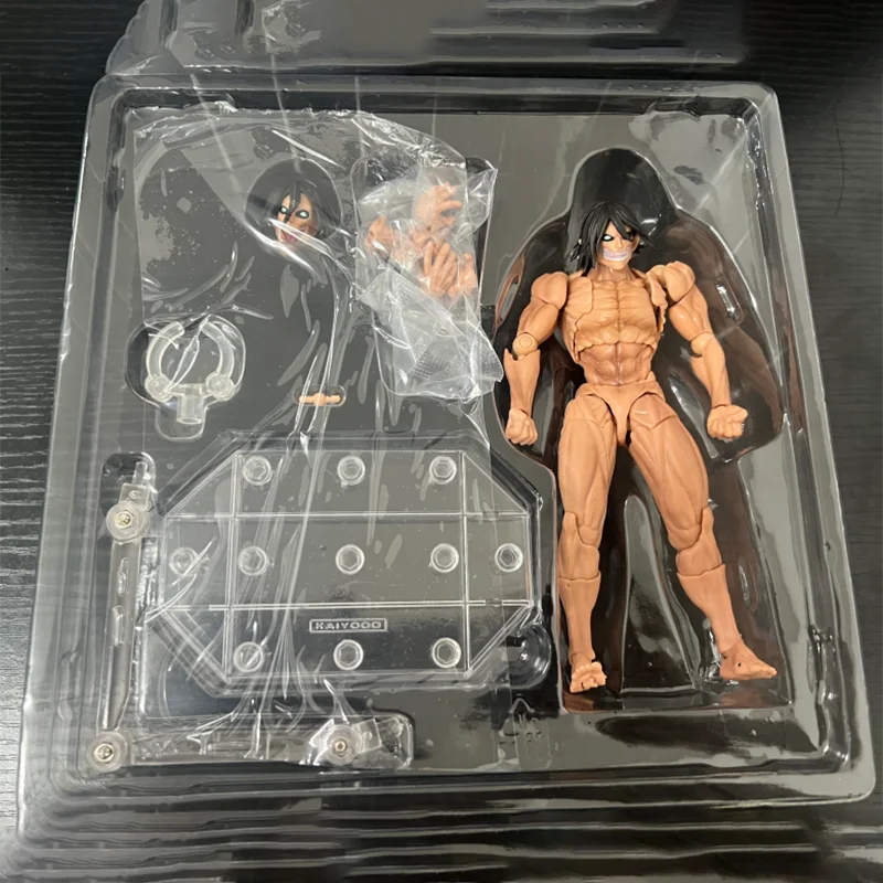 Kaiyodo Attack on Titan The Female Titan Annie Leonhart Revoltech Yamaguchi Anime Action Figures Figurine Ko Model Toys Gift