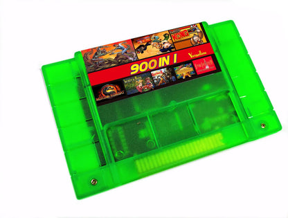 SUMMER FLASH SNES 900 in 1 Pro Game Cartrige for SNES NTSC Edition 16 Bit Video Game Console Cartridge