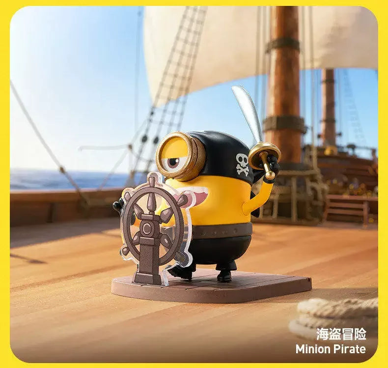 2026 Popmart Minions & Monsters Series Blind Box Collectible Figure Desktop Ornament Film Toys Figure   Model Mystery Box Gifts