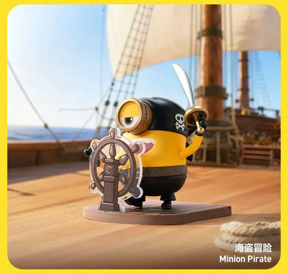2026 Popmart Minions & Monsters Series Blind Box Collectible Figure Desktop Ornament Film Toys Figure   Model Mystery Box Gifts