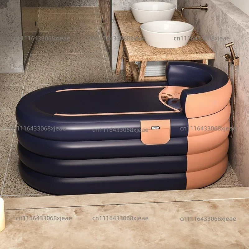 Bath Bucket Folding Adult Bathtub Bath Bucket Full Body Bath Bucket Inflatable Bathtub Household