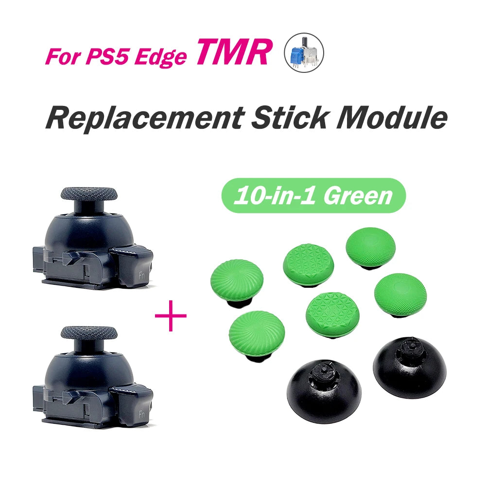 Replacement Stick Module for PS5 Edge Controller TMR Joystick Adjustable Tension Module 3D Analog ThumbStick Anti-Drift Durable