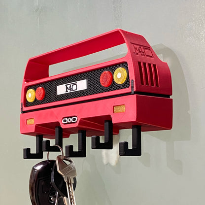 3D Printed Classic Supercar Rear Wall Key Holder Hooks F40 Car Enthusiasts Gift Wall Mount Key Organizer For Keys Glasses Small