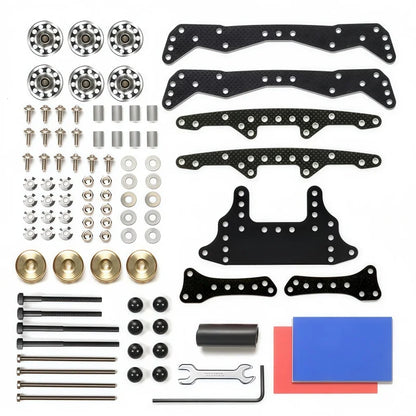 Tamiya Four-Wheel Drive Vehicle VZ Chassis Self-Made Upgrade And Modification Kit for Model Enthusiasts