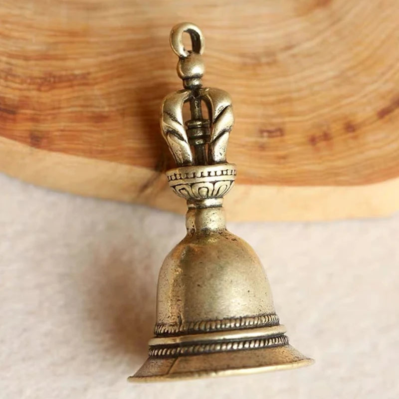 Brass Handicraft die-casting Wind Bell Tibetan Bronze Bell Metal Antique Bell Feng Shui Metal Wind Chime Fortune Jingle Bell