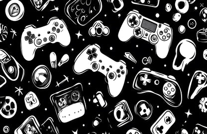 Milofi Custom 3D Wallpaper, Mural, Graffiti, Colorful Painting, Game Console Background Wall Decoration Painting