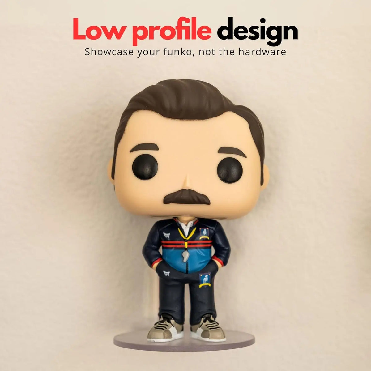 Acrylic Display Shelf for Funko Pop Figures Pop Adhesive Shelf Wall Display Action Figure Stand Small Floating Shelves for Wall