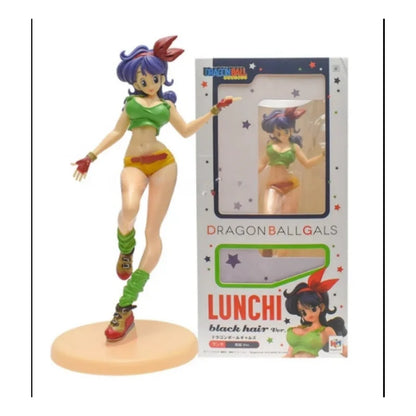DBZ Anime Figurine Android Launch Bulma Camouflage Kawaii Sexy Bunny Girl VC Action Figures Model Collectible Toys