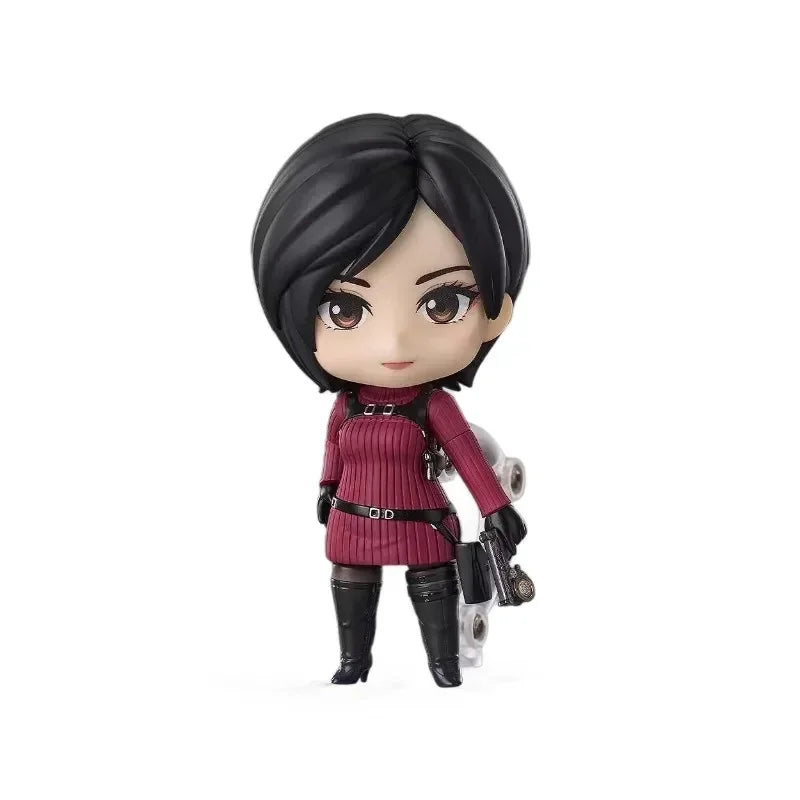 Resident Evil Nendoroid Figure Set Ada Wong Leon S. Kennedy #2761 #2337 Swappable Faces Movable Joints Anime Toys Gifts For Fans