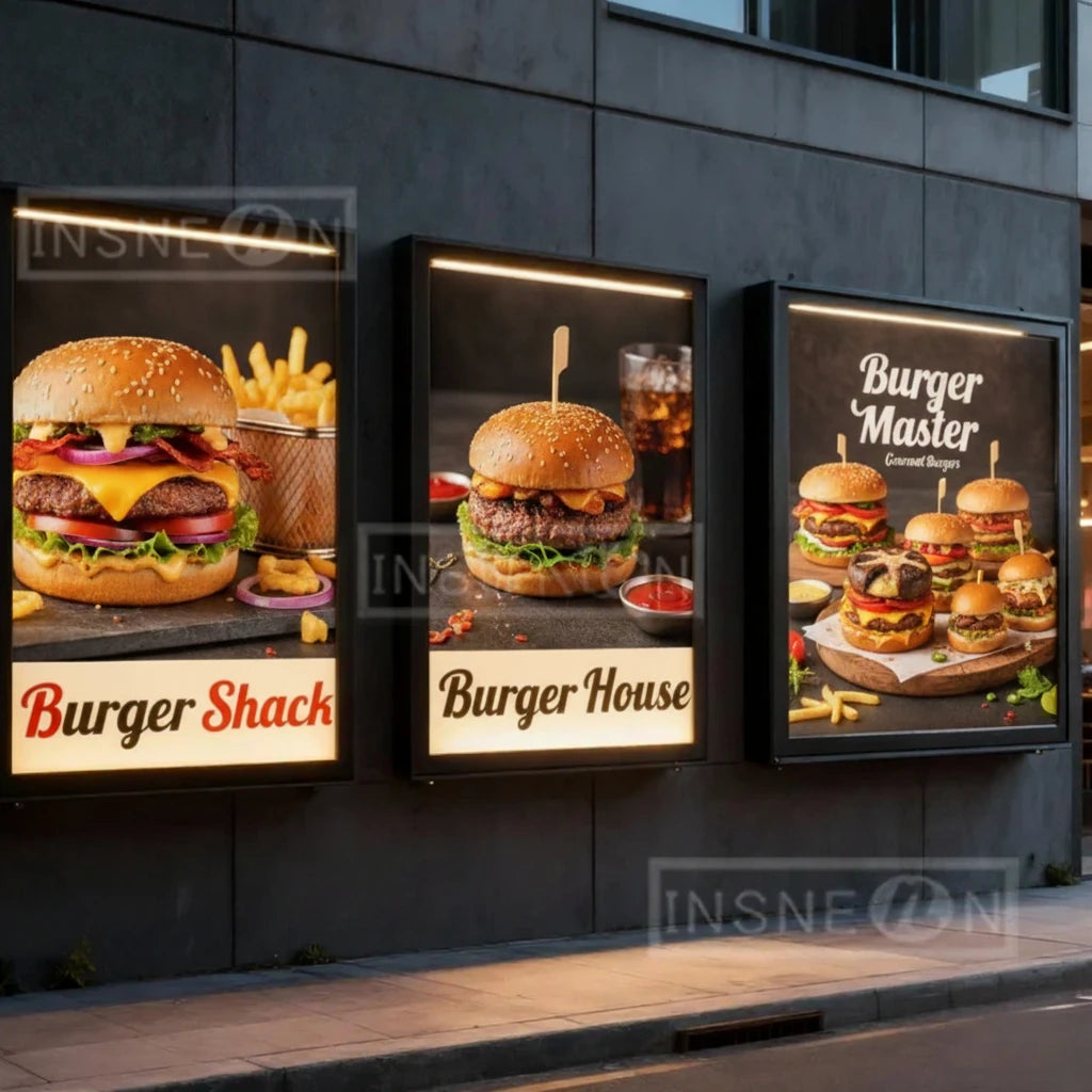 Custom Outdoor Signboard Led Sign Advertising Panel Logo Light Signs Luminous Wall Neon Letter Acrylic Display Illuminated Print