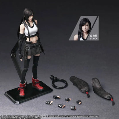 New Anime Game Tifa Lockhart Figurine Figure PVC Model Toys Doll Ornament Fans Gifts
