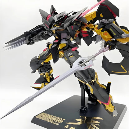 HG 1/144  Astray Gold Frame Assembly Model Kit Action Figures With Flight Pack Weapons Set Desktop Ornament Gift Anime Figure