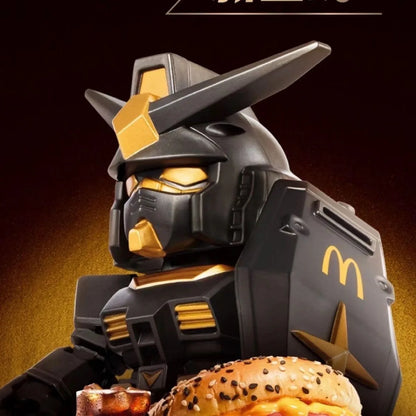 Original Black Gold Gundam Co-Branded Angus Action Figure Unprocessed Mech Toy Model Bestselling Home Decor car accessories