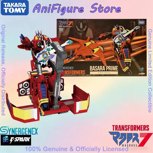 Officially Genuine In Stock TAKARA TOMY TSPARK SYNERGENEX Transformers Macross 7 Basara Prime Figure Anime Action Model Toy