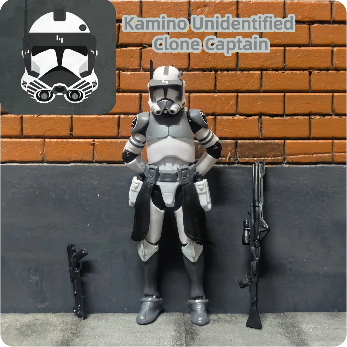 Star Wars 3.75 Inch Trooper 1/18 Shock Coruscant Guard Kamino Clone Sergeant Hound Fox Action Figure Toys Model Loose