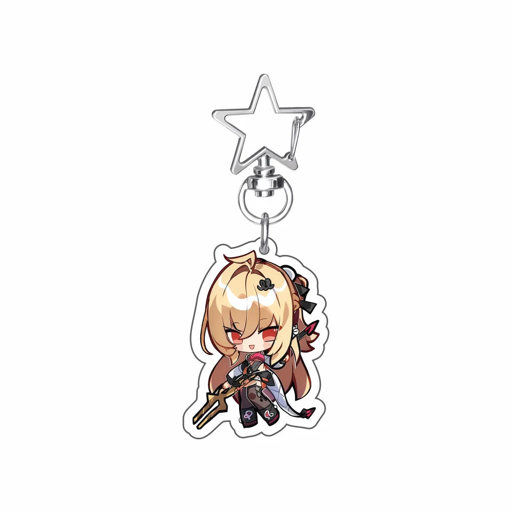 New Hot Game Zenless Zone Zero Keychains Pendant Car Ellen Joe Seth Lowell Jane Doe Von Lycaon Nicole Fans cosplay Gifts