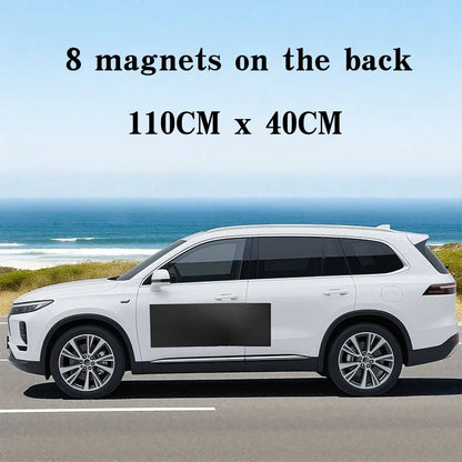 Adhesive-Free/Magnetic Car Body Anti-Scratch Protector Black Auto Door Side Edge Guard Decorative Protection Pad Stickers