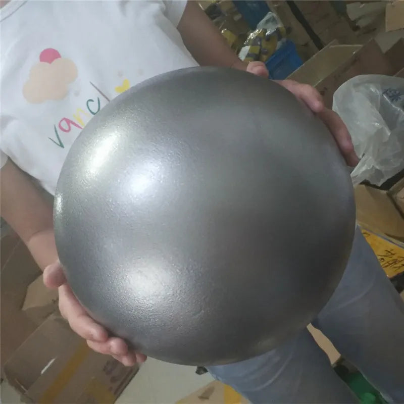 Frosted Small Mini Yoga Ball 25cm Straw  Pilates  Inflatable Gymnastics  Fitness   Children's Toy Balloon
