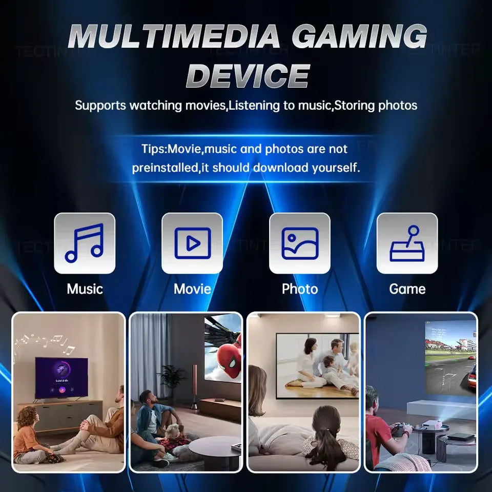 BS5 60+ Emulators 2TB ROM 8G RAM Retro Game Console I3-3110M 70000+ Games For Wii PS2 PSP NGC N64 4K HD Console