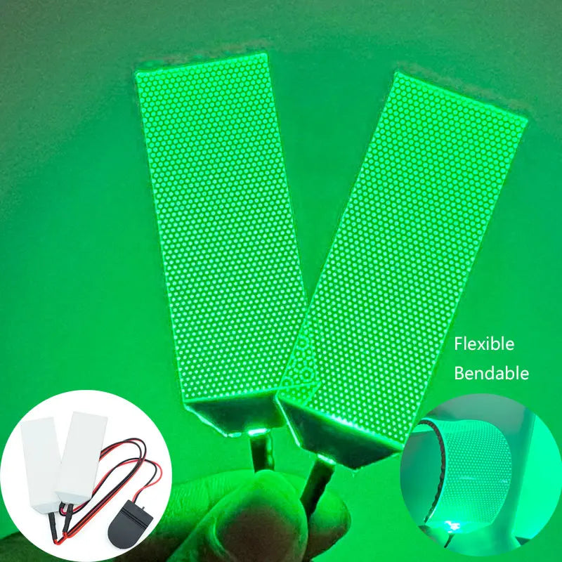Flexible Bendable DIY LED Light Eyes Kits for Iron Man Halloween Helmet Mask Eye Light Cosplay Accessories Can Cropped Props