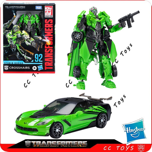 In Stock Hasbro Transformers Toy Studio Series SS-92 Crosshairs  Movie Toys Robots Action Figures Gifts Hobbies