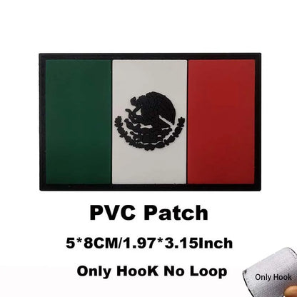 Russia,Poland,Germany,Italy,Spain,France Flags Emblem Military Backpack Badge,3D PVC Rubber Applique Tactical Patches with Hook