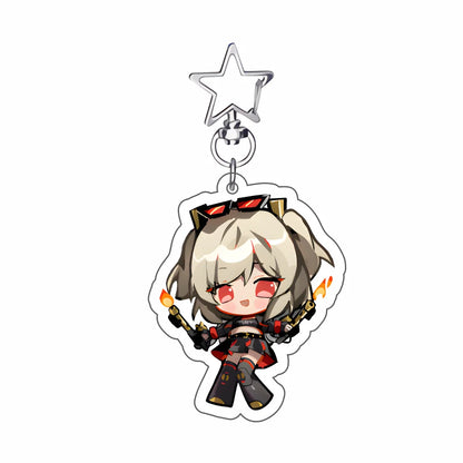 New Hot Game Zenless Zone Zero Keychains Pendant Car Ellen Joe Seth Lowell Jane Doe Von Lycaon Nicole Fans cosplay Gifts