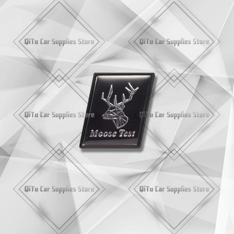 Zinc Alloy For Volvo R Design Moose Deer Swiss Flag AWD Ocean Race Badge Car Body Trunk Fender Adhensive Emblem 3D Decal Sticker