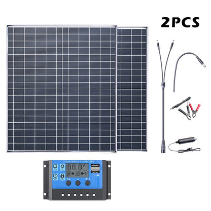 All-in-One 1000W Solar Charger Kit – 12V Portable Power Bank with 100A Regulator for Home, Caravan & Outdoor Adventures