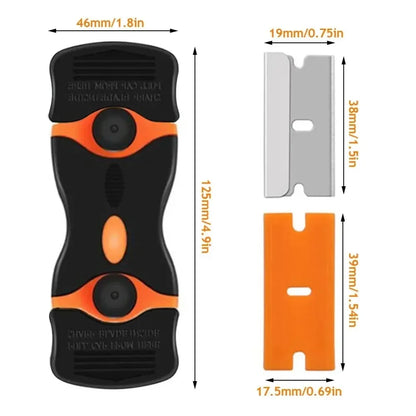 Clean Glass, Scraper Tool, Window Cleaning, Car Film Scraper, Scrape Off Glass Ceramic Glue, De-Icing, Kitchen, Household Use, W