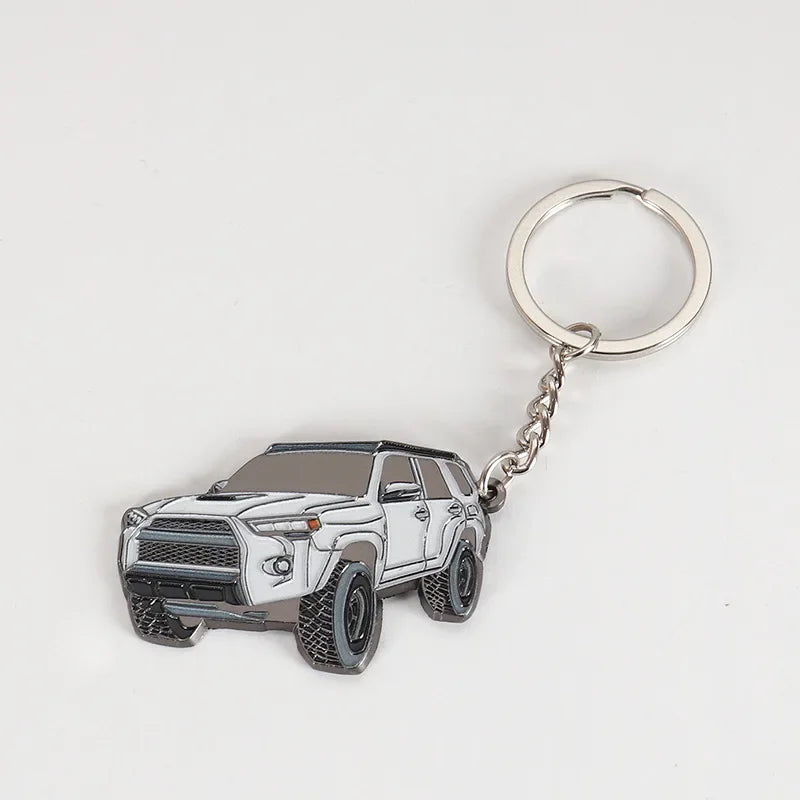 Universal 3D Car Model Keychain Car Enthusiasts Gift Key Accessories Model Key Pendant Keyring Suitable for Toyota 4Runner