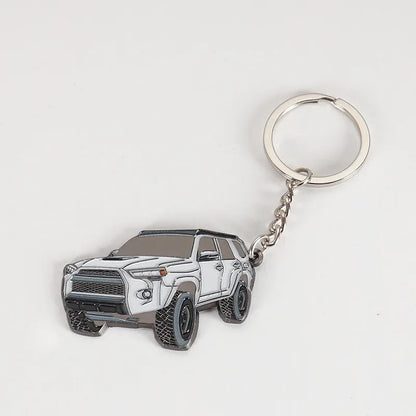 Universal 3D Car Model Keychain Car Enthusiasts Gift Key Accessories Model Key Pendant Keyring Suitable for Toyota 4Runner