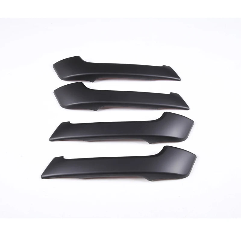 4PCS ABS Silver Car Interior Door Handle Decoration Cover Trim For Toyota Land Cruiser Prado FJ150 150 2010-2018 Car Accessories