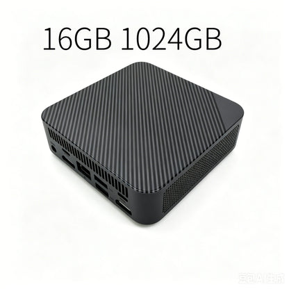 Intel Core N150 Portable Mini PC 16GB DDR4 M.2 NVMe SSD Triple 4K WiFi6 Silent Cooling Office Home Desktop Computer