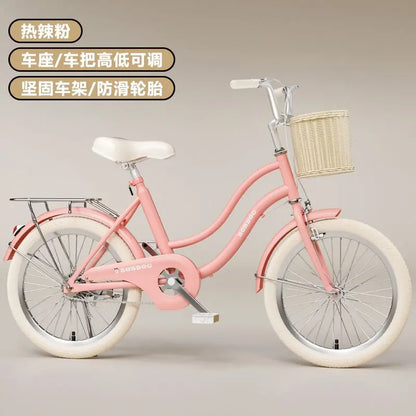 Children's bicycle new princess bike for girls 20-22-24 inch pedal bike for primary and secondary school students