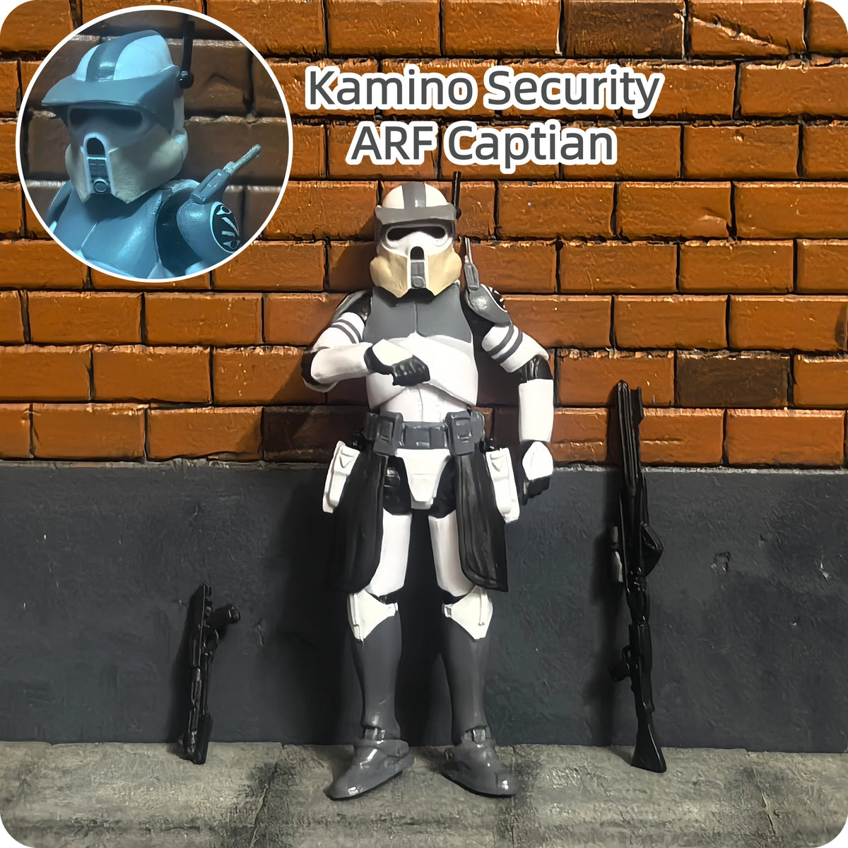 Star Wars 3.75 Inch Trooper 1/18 Shock Coruscant Guard Kamino Clone Sergeant Hound Fox Action Figure Toys Model Loose