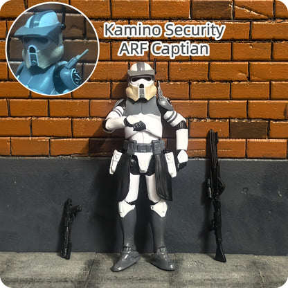 Star Wars 3.75 Inch Trooper 1/18 Shock Coruscant Guard Kamino Clone Sergeant Hound Fox Action Figure Toys Model Loose