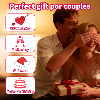 50PCS Card Couples Drinking Game Set, 8.9x6.4cm Challenge Cards, Perfect for Date Nights, Bedroom Fun, and Adult Parties