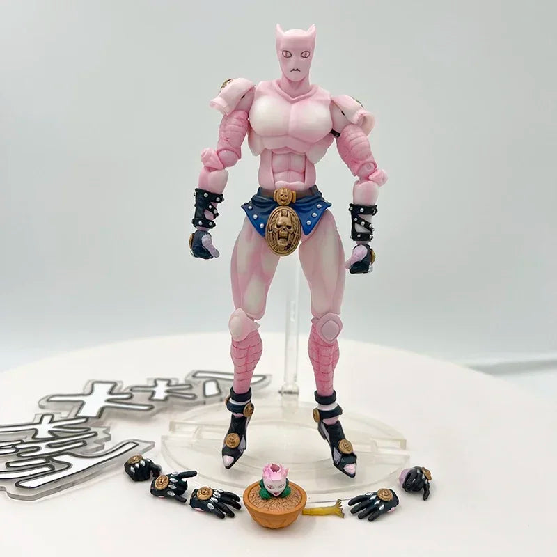 30cm JoJo's Bizarre Adventure Joseph Joestar Anime Figure Jojo no Kimyou na Bouken Jotaro Kujo Action Figure Model Doll Toy Gift