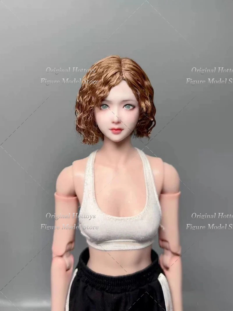 19 Style 1/6 Scale Female Soldier Scene Accessories Tang Li Head Cover Wigs Series For 12-inches Action Figure Doll Bald Head