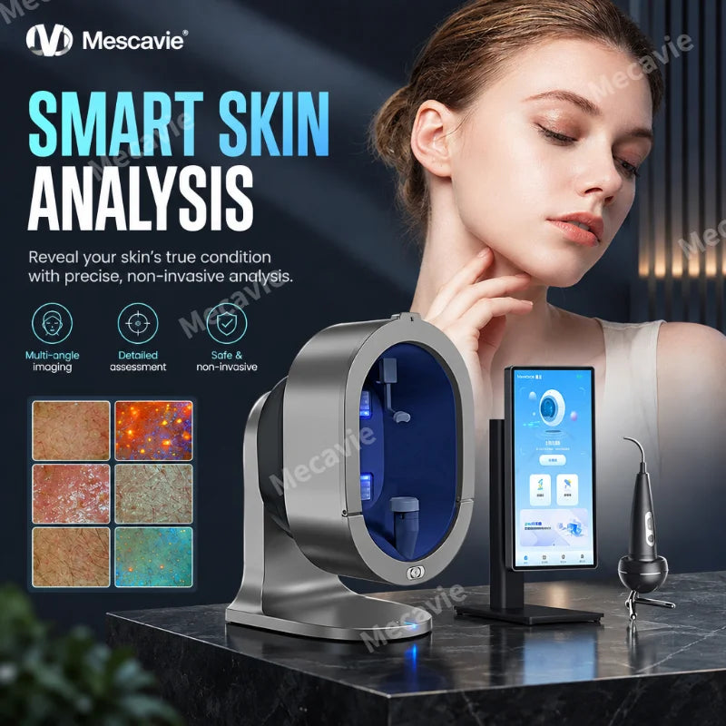 Professional 3D Facial X5 Camera Scanner Digital Skin And Hair Analysis Measuring Machine UV Facial Scanner Skin Analyzer