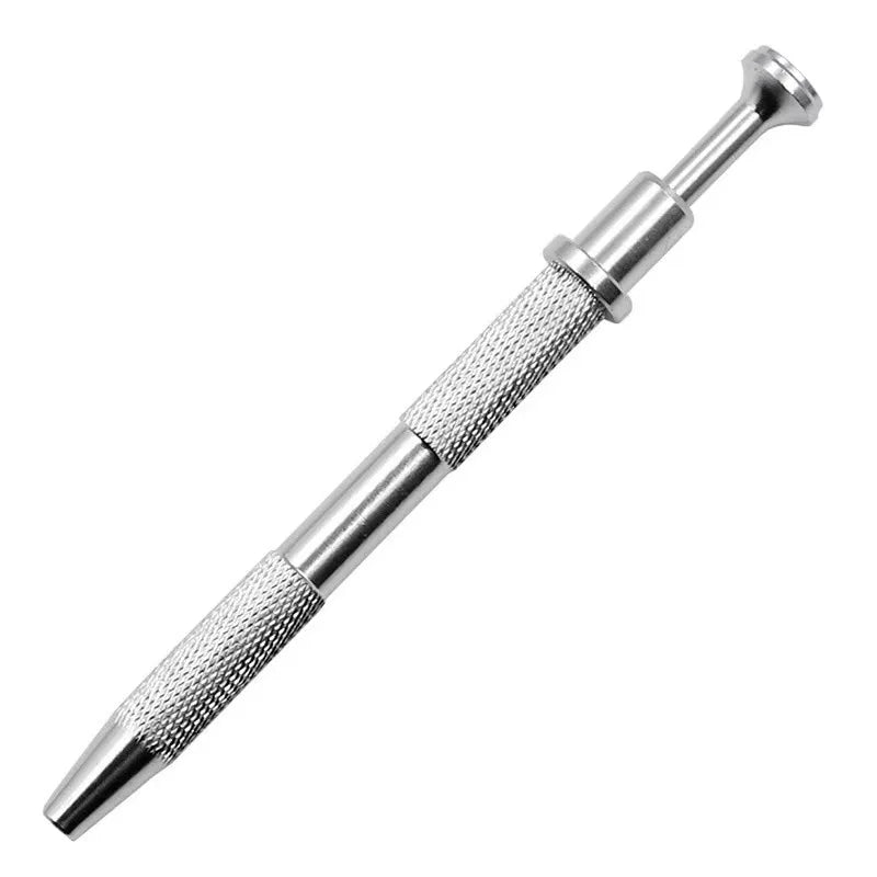 Tweezers Stainless Steel 4-Claw Pick up Tool Jeweler's Pick-Up Tool, 4 Prongs BGA Chip Pick for Small Parts Pickup