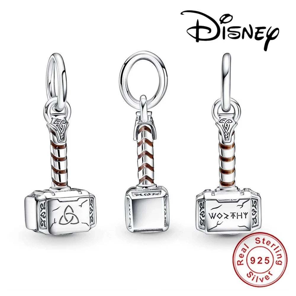 Hot selling 925 sterling silver Disney cartoon wizard charm bead pendant, suitable for original DIY bracelet, women's birthday
