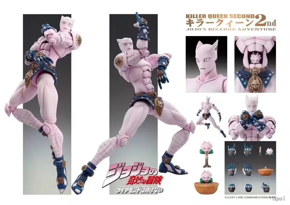 22 TYPES Anime jojo bizarre adventure Kujo Jotaro Dio Brando Diavolo Bruno Bucciarati Leone Abbacchio Jolyne Cujoh Action Figure