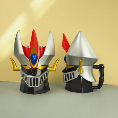 Cartoon Anime Mug Japanese Anime MAZINGER Z Transformation Robot Coffee Mugs 304 Stainless Steel Cup Unique Decorative Water Cup