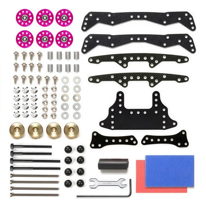 Tamiya Four-Wheel Drive Vehicle VZ Chassis Self-Made Upgrade And Modification Kit for Model Enthusiasts