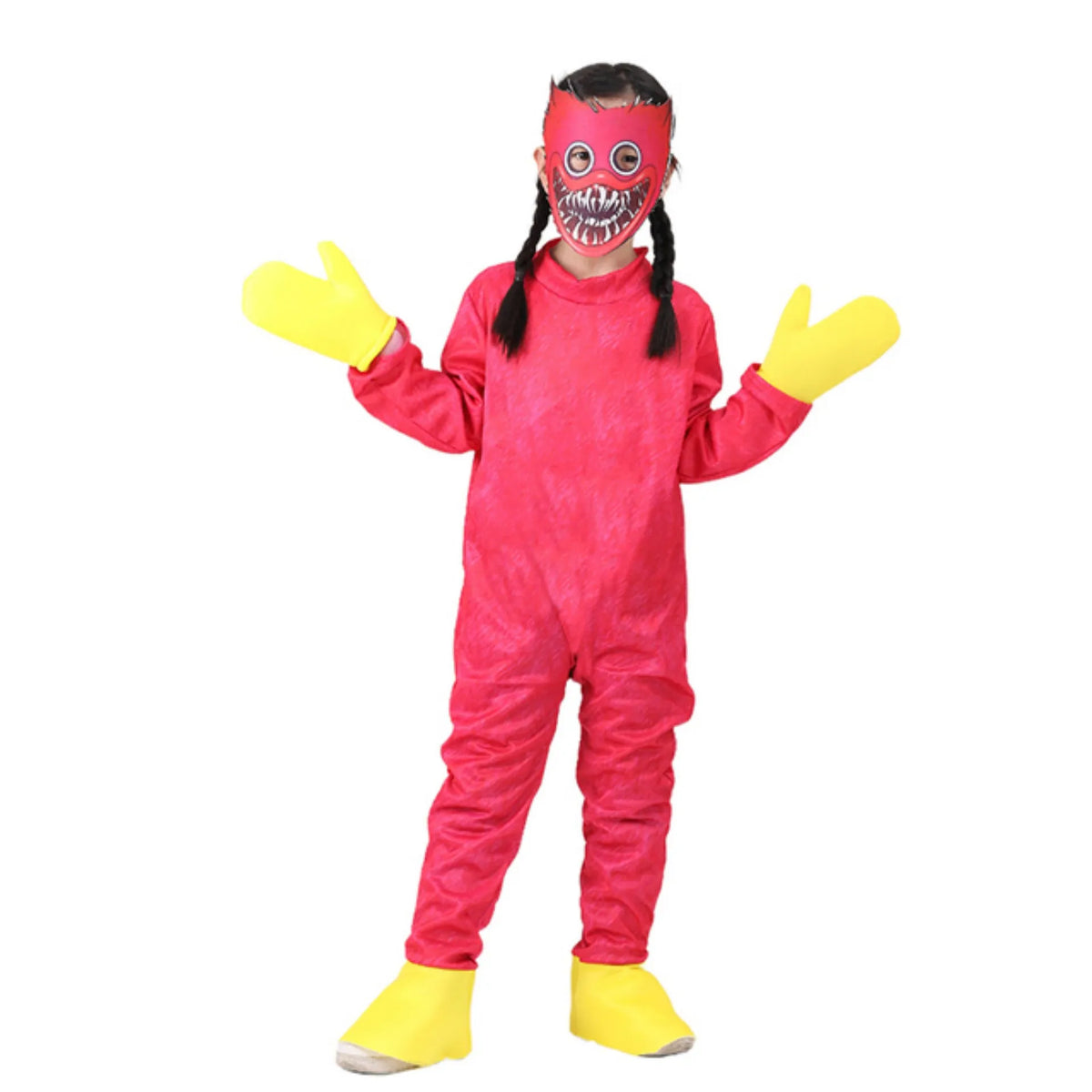 Boys Huggy Wuggy Costume for Kids Playtime Costume With Headpiece for Halloween Cosplay Costumes